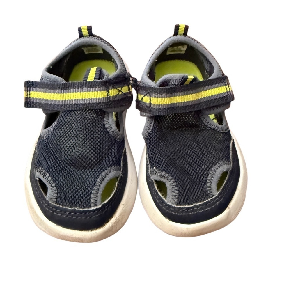 Sperry Blue and Green Water Shoes with Velcro Closure-Size 5